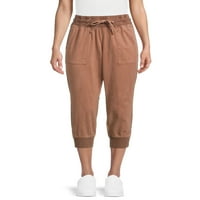 Pantaloni de Jogger de utilitate relaxați pentru femei time and Tru