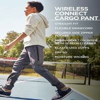 Wrangler Boy ' s Wireless Connect Cargo Pant, dimensiuni-subțire, obișnuit și Husky