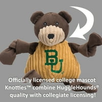 HuggleHounds Mascot Knottie Jucărie De Câine De Pluș-Universitatea De Stat Din Michigan Sparty, Mare