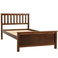 Platforma de lemn de pat cu tăblie de pat de lemn cu pat de mobilier de uz casnic
