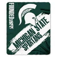 Northwest Michigan State Spartans NCAA lumină greutate Fleace pătură
