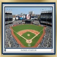 New York Yankees - Afiș De Perete Al Stadionului Yankee, 14.725 22.375 Încadrat