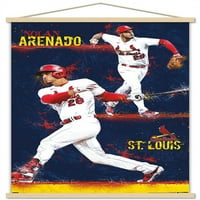 St. Louis Cardinals-Poster de perete Nolan Arenado cu cadru Magnetic, 22.375 34