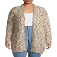 Inima n ' Crush femei Plus Dimensiune super moale deschis-fata geana Cardigan