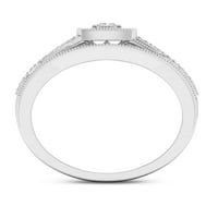 Imperial 3 8CT TDW diamant 10k Aur Alb Halo set de mireasă