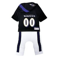 Animale de companie prima echipă NFL Baltimore Ravens uniformă Onesi costum de Pijama pentru câini și pisici-body de fotbal pentru