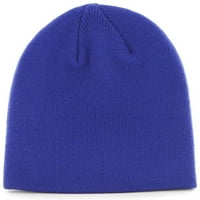 Beanie tricotată cu Logo - ul principal Royal New York Giants pentru bărbați-OSFA