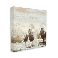 Stupell Distressed Natura Copac Colaj Peisaj Pictura Galerie Înfășurat Panza Imprimare Perete Arta