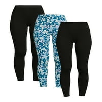 Fără limite Junior glezna Legging, 3-Pack