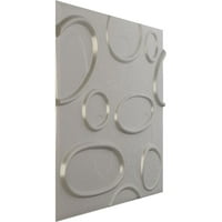 5 8W 5 8h Feli EnduraWall panou decorativ de perete 3D, argint metalic texturat