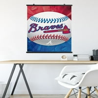 Atlanta Braves-Afiș De Perete Cu Logo, 22.375 34