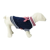 Neutru de gen ușor de îmbrăcat Pulover de câine din bumbac cu fundă [mai multe dimensiuni disponibile]