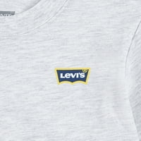 Set de tricouri și pălării grafice Cu mânecă lungă Levi' s Boys, mărimi 4-18