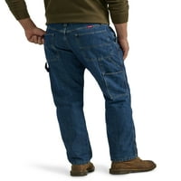 Wrangler pentru bărbați și bărbați mari pentru bărbați relaxat Fit Fleece căptușit Cargo Jean
