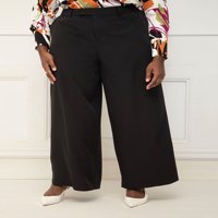 Elemente Pantaloni pentru femei Plus picioare largi