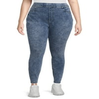 Terra & Sky femei Plus Dimensiune Jegging Jean 2-Pack