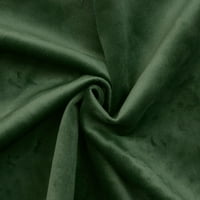 Sicilia cameră întunecare catifea Dual antet cortina panou 50 63 în verde închis