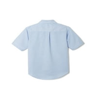 Franceză Toast Băieți Școală Uniformă Maneca Scurta Oxford Shirt, Dimensiuni 4 - & Husky