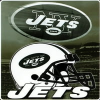 New York NY fotbal Jets agresiune Raschel Plus Twin Dimensiune arunca pătură