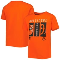 Tricou Cu Logo Portocaliu Baltimore Orioles Pentru Tineri