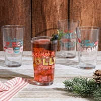 Wanda iunie acasă Santa ' s Saloon 16.3 oz sticlă Drinkware Set de Miranda Lambert