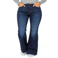 Celebritate Roz femei juniori Hi-Rise Flare Super Stretch Jeans