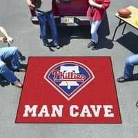 - Philadelphia Phillies om peșteră Tailgater covor 5'x6'