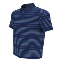 Tricou Polo de Golf Ben Hogan pentru bărbați și bărbați mari, Cu mânecă scurtă, cu imprimeu cu dungi, de până la 5XL