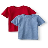Garanimals Toddler Boy Solid Echipajul Gât T-Shirt