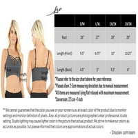 Femei sexy cruce Strappy Wirefree sport sutien Bralette cu tampoane detașabile