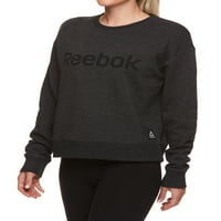 Reebok femei Plus Dimensiune confortabil Crewneck pulover cu grafic