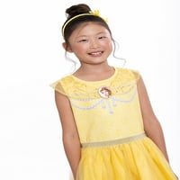 Rochie Cosplay Disney Princess Girls Belle, Mărimi 4-16