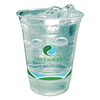 Greenware rece băutură cupe 16oz, clar, 50 Maneca, Mâneci cutie