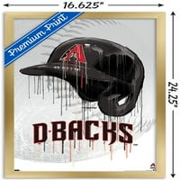 Arizona Diamondbacks-Poster De Perete Pentru Cască De Picurare, 14.725 22.375 Încadrat