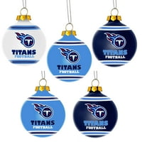Pentru totdeauna De colecție NFL incasabil mingea ornamente, Tennessee Titans