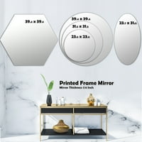 Designart 24 24 Oglindă Modernă,Tradițională De Perete
