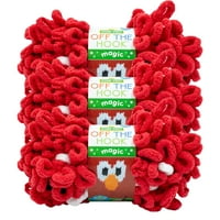 Lion Brand Fire Sesame Street de pe cârlig Magic Elmo ochii bucla Fire Jumbo Poliester Multi-Color Fire Pack