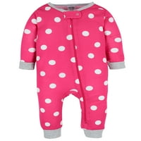 Onesies Brand Baby & Toddler Girl Pijamale De Bumbac Fără Picioare