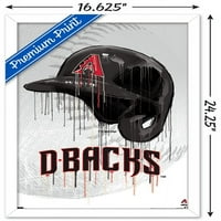 Arizona Diamondbacks-Poster De Perete Pentru Cască De Picurare, 14.725 22.375 Încadrat