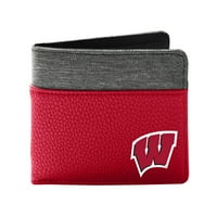 Littlearth NCAA Wisconsin Badgers Pebble portofel Bi-Fold