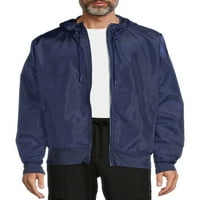 Jachetă de vânt activă cu fermoar complet Russell pentru bărbați și bărbați mari, dimensiuni de până la 5XL