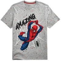 Spider-Man Boys Tricouri Grafice Uimitoare Spidey Pachet 2, Dimensiuni 4-18