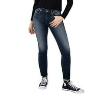 Silver Jeans Co. Blugi Skinny Avery High Rise pentru femei, dimensiuni talie 24-34