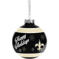 Ornament Cu Bile De Sticlă New Orleans Saints