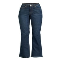 Fără Limite Blugi Bootcut Juniori, 31,5 Inseam, Mărimi 1-19