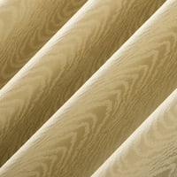 Clean fereastra subtil Woodgrain reciclate fibra Semi-Sheer Grommet cortina panou în, 50 84