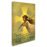 Marcă comercială Fine Art' Easter Cards ' Canvas Art by Vintage Apple Collection