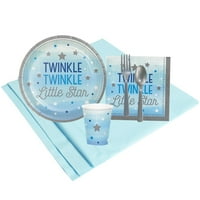 Twinkle Twinkle Little Star Blue Pentru Copii Consumabile Pentru Petrecerea De Ziua De Naștere-Petrecere De Masă