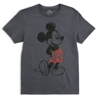 Disney Men ' s Sketchy Mickey și Dark Double Graphic Tees, pachet 2, Dimensiuni S-3XL