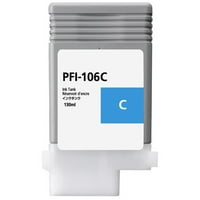 Înlocuirea cartușului de cerneală compatibil Premium pentru Canon PFI-106c-Cyan